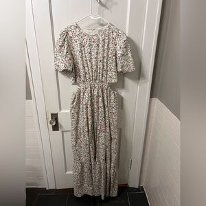 Wayf plaza cutout tier maxi dress